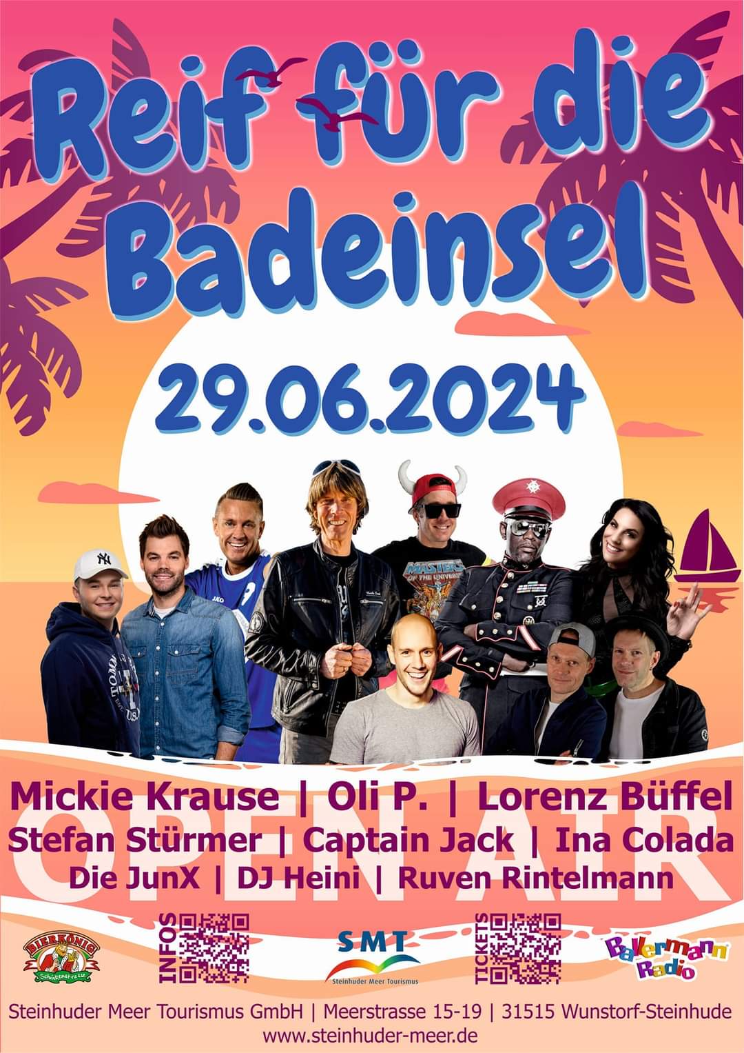 Oli P., Mickie Krause, Lorenz Büffel & Co.: Festivalfeeling am Steinhuder Meer