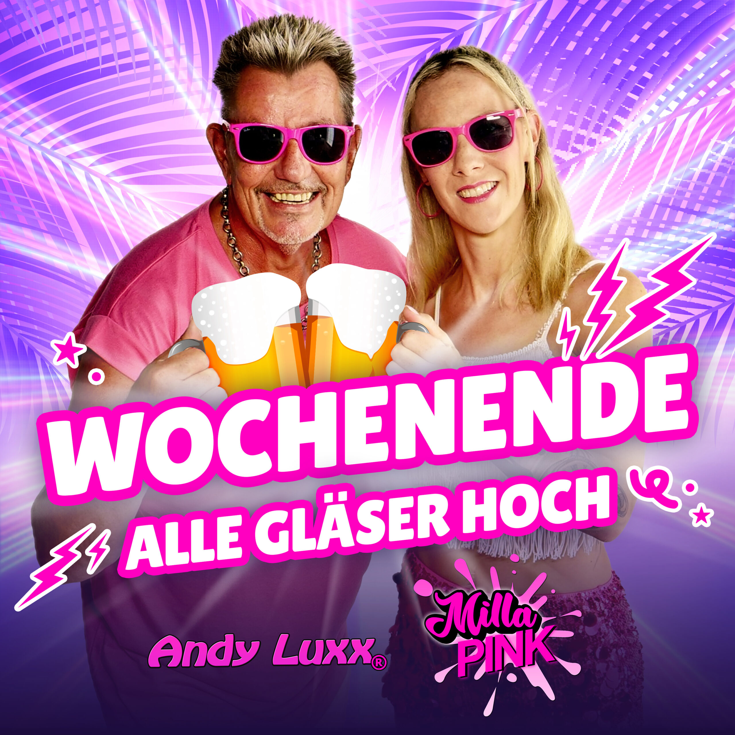 Milla Pink & Andy Luxx  mit „Wochenende“ (VÖ: 16.08.2024)